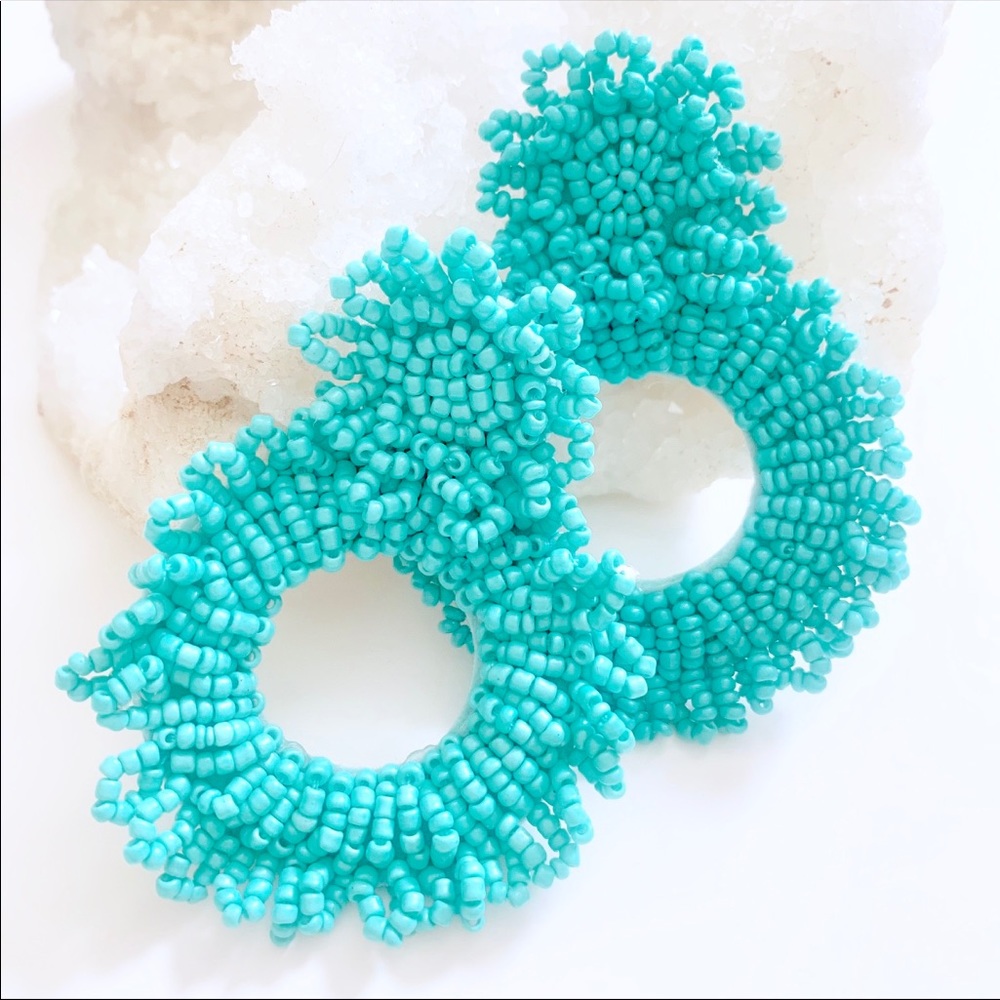 Anthropologie Macie Hoop Earrings